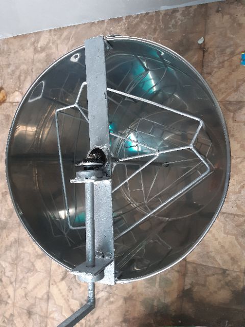 Thùng quay mật 3 cầu ong ngoại cầu 48 inox đẹp