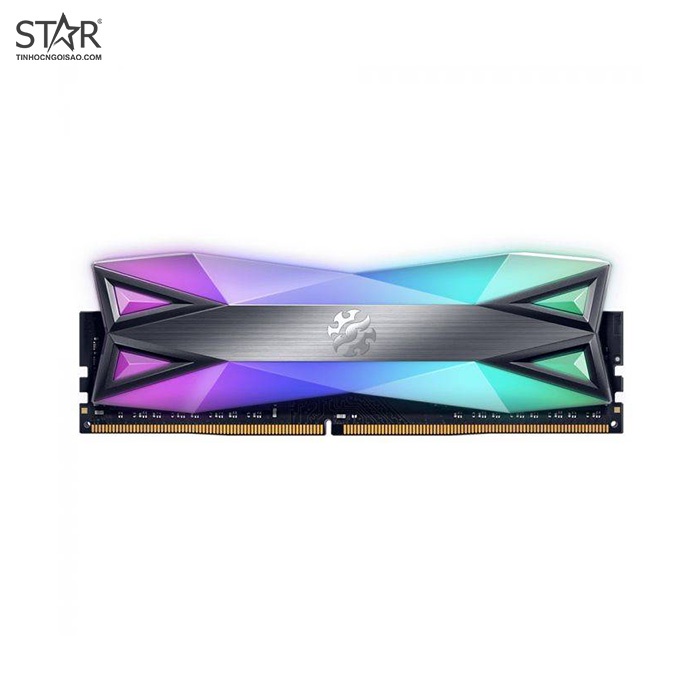 Ram DDR4 Adata XPG D60 16G/3200 (1x16G) Grey RGB (AX4U320016G16AST60)