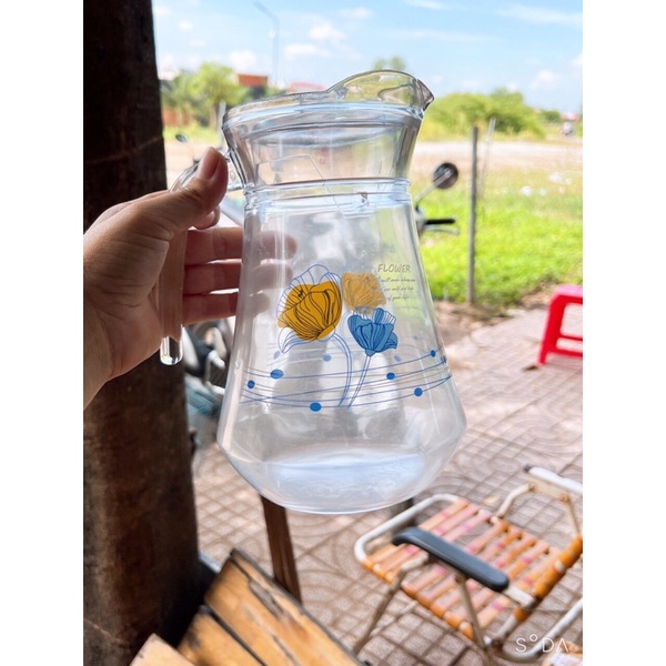 Bình nước thuỷ tinh 1.8L
