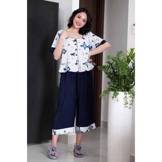 FEMEI - Đồ bộ Pyjama lửng bigsize mặc nhà BSP009