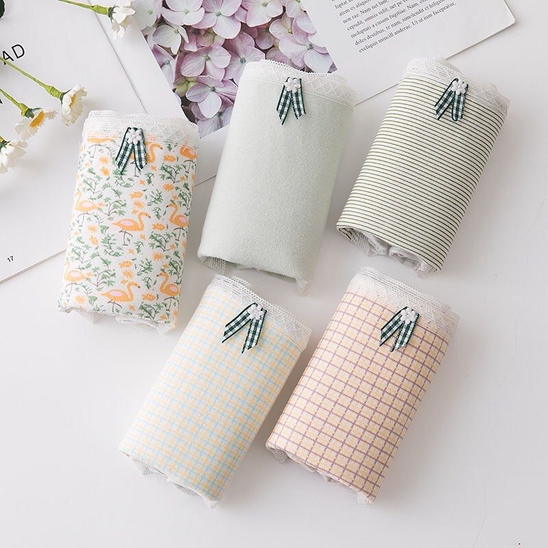 (Có chọn màu) Quần lót nữ cotton thun dễ thương thoáng mát FLORAL - Bae Lingerie | BigBuy360 - bigbuy360.vn