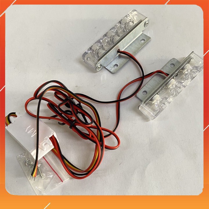 Đèn Police  𝑭𝑹𝑬𝑬𝑺𝑯𝑰𝑷 chớp nháy xanh đỏ gắn xe máy,xe điện