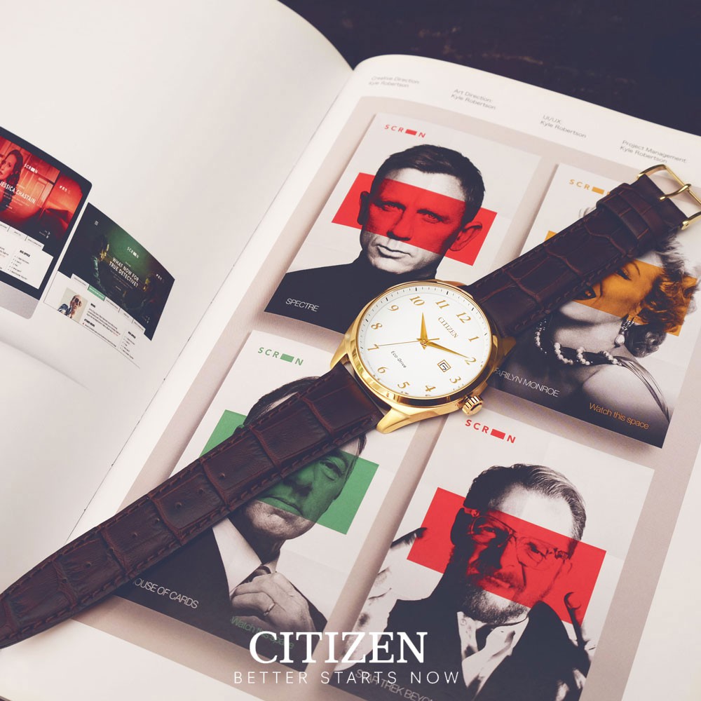 Đồng Hồ Nam Citizen Dây Da BM7322-06A - Mặt Trắng