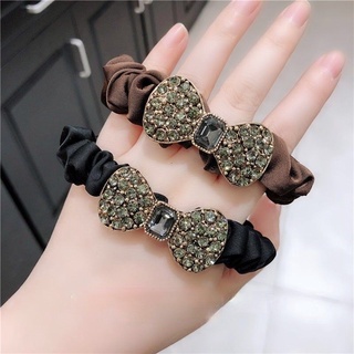 Cột tóc buộc tóc nơ đính đá sang trọng cho nữ