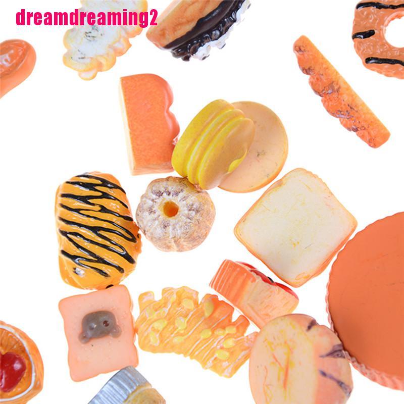 Bộ 10 Mô Hình Thức Ăn mini Trang Trí Cho Nhà Búp Bê