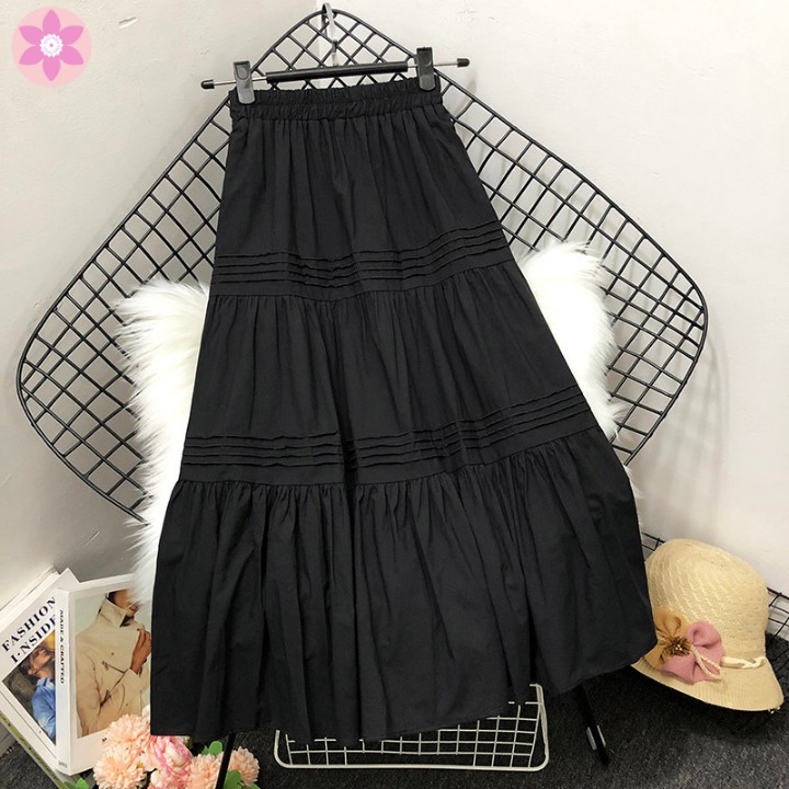 Chân Váy Tầng Ulzang Vintage 2 Lớp Siêu Xinh