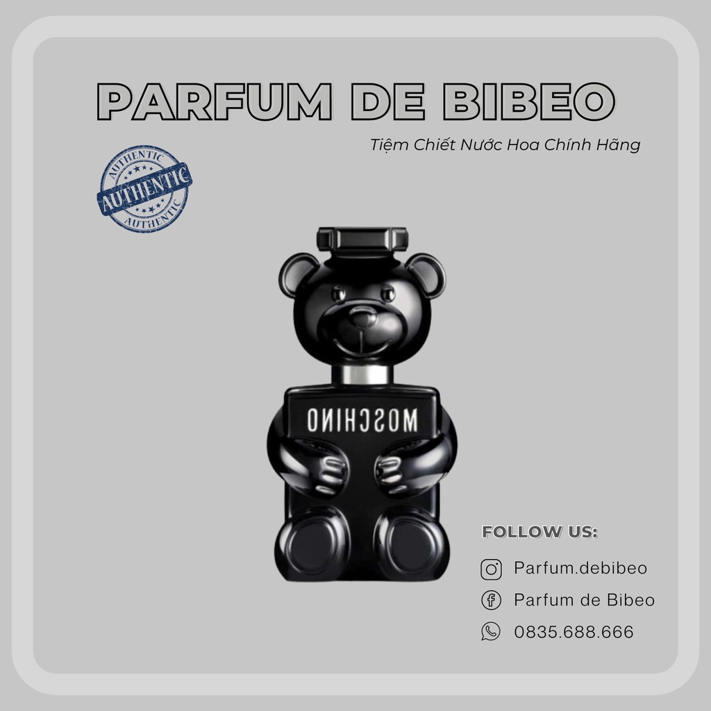 Parfum de Bibeo - Nước hoa thử Toy Boy