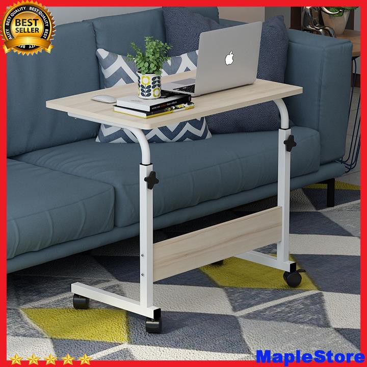 Bàn làm việc - bàn văn phòng đa năng tiện ích có bánh xe mẫu mới - Kích thước 60*41 cm
