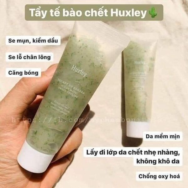 tẩy da chết huxley mini 30ml hàng sẵn | BigBuy360 - bigbuy360.vn