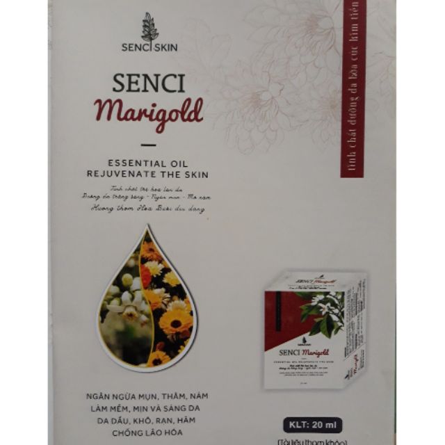 SENCI MARIGOLD ( NGĂN NGỪA MỤN , CHỐNG LÃO HÓA )