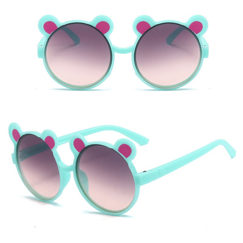 Kính Mát Gọng Tai Gấu Dễ Thương Cho Bé