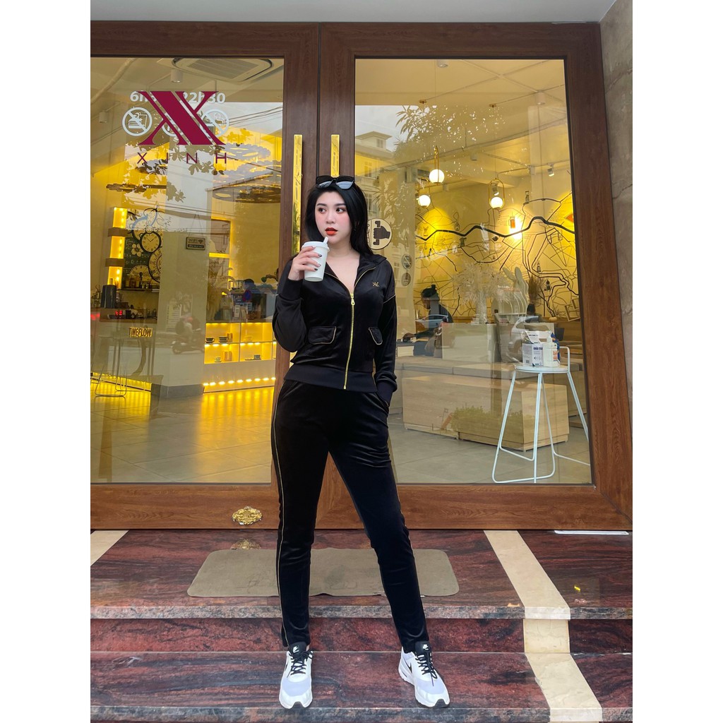 Bộ thể thao chất Nhung hãng Xinh X595