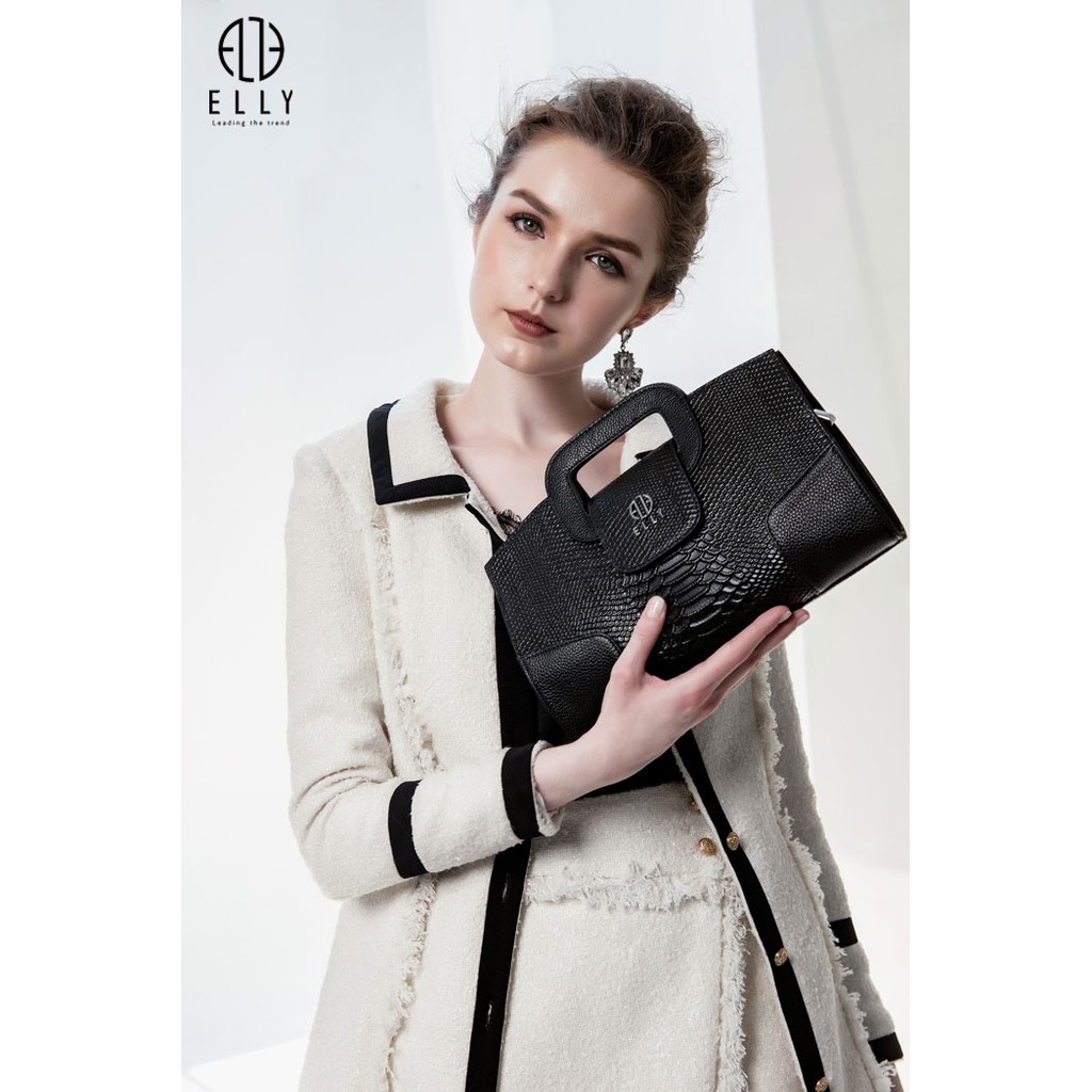 [Mã FAMALLT5 giảm 15% đơn 150k] Túi clutch nữ cao cấp da thật ELLY – EC37