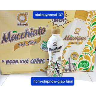 Trà sữa macchiato Không Độ 268ml thùng 24 chai
