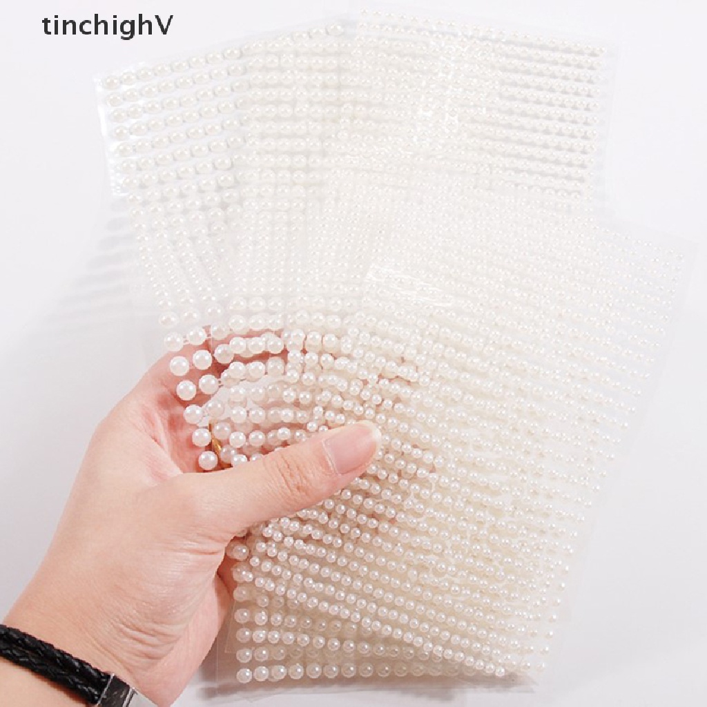 Bộ 2 Miếng Dán Mắt / Lông Mày / Mặt / Cơ Thể Tự Dính Ánh Ngọc Trai 3D