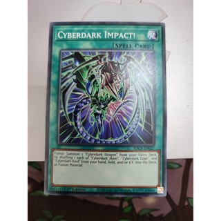 [Yugioh Funny Shop] 1 lá thẻ bài Cyberdark Impact! - SDCS-EN027 - Common 1st Edition