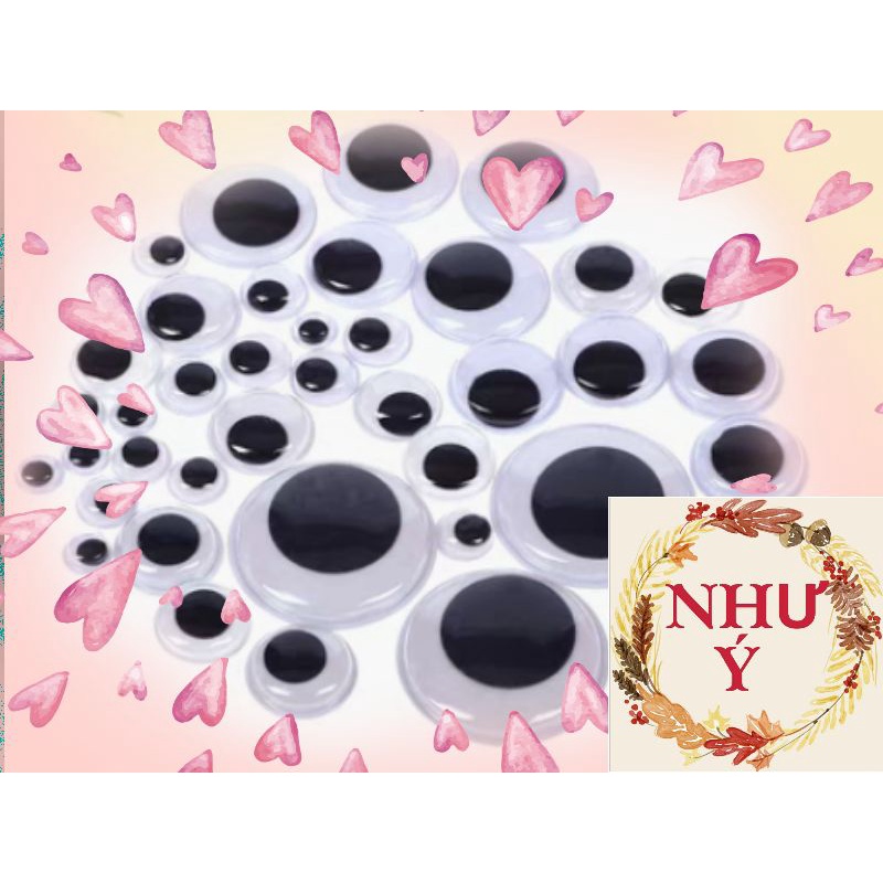 mắt thú, mắt liếc 20 gram, mắt trang trí con vật 🌻SHOP MẦM NON NHƯ Ý 🌻