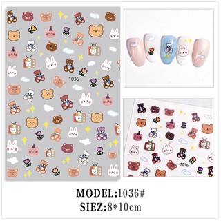 Sticker dán móng tay - phụ kiện nail