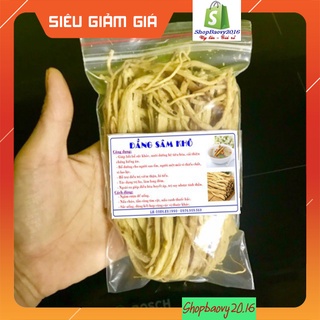 Đẳng Sâm khô ♥FREE SHIP♥ 200G Sâm Tây Bắc dùng thử