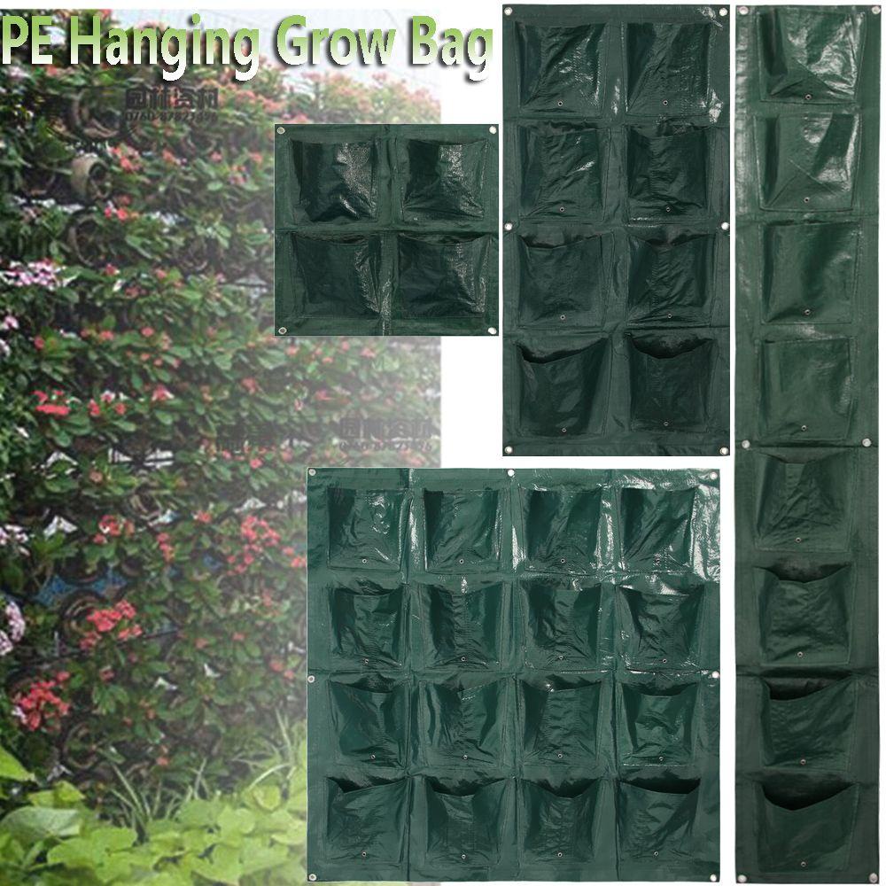 Túi Lưới Trồng Cây Treo Tường Chống Thấm Nước 4 / 8 / 16 Ngăn