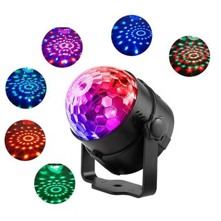 Đèn Led Xoay Trang Trí 7 Màu, Đèn Led Xoay Vũ Trường, Bar, Sân Khấu