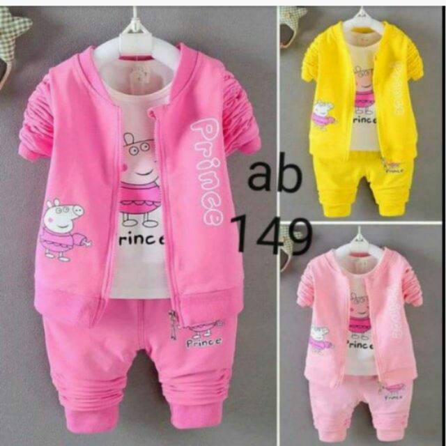 Bộ đồ bé gái 3 chi tiết