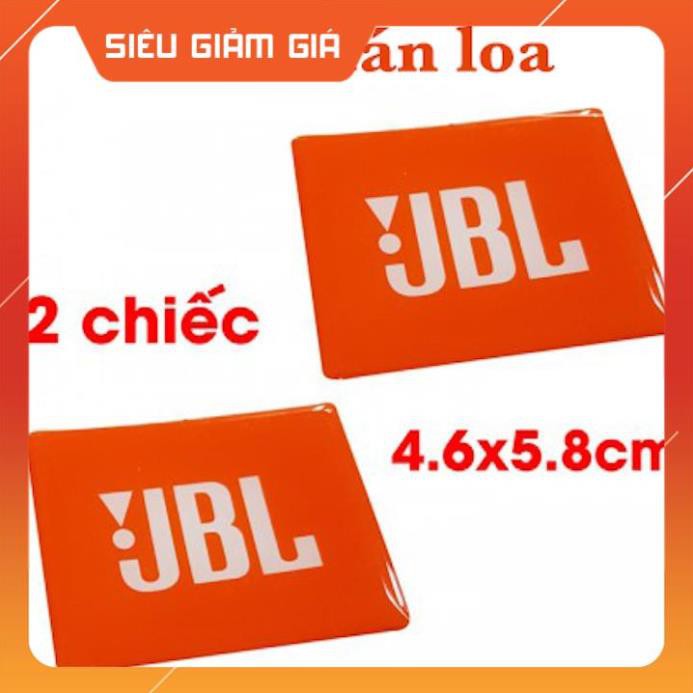 Tem dán loa JBL loại cao cấp cỡ - Giá 2 chiếc - Giá tốt nhất