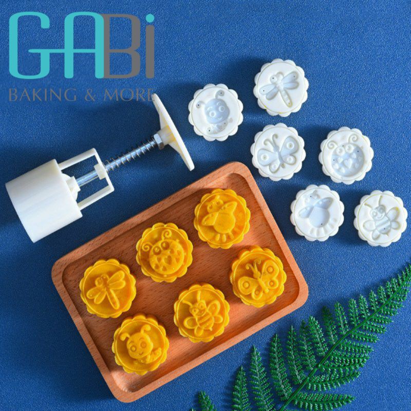 Khuôn lò xo 6 mặt côn trùng 50g