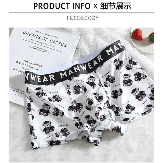 Quần Lót Họa Tiết Hoạt Hình Xinh Xắn Dành Cho Nữ