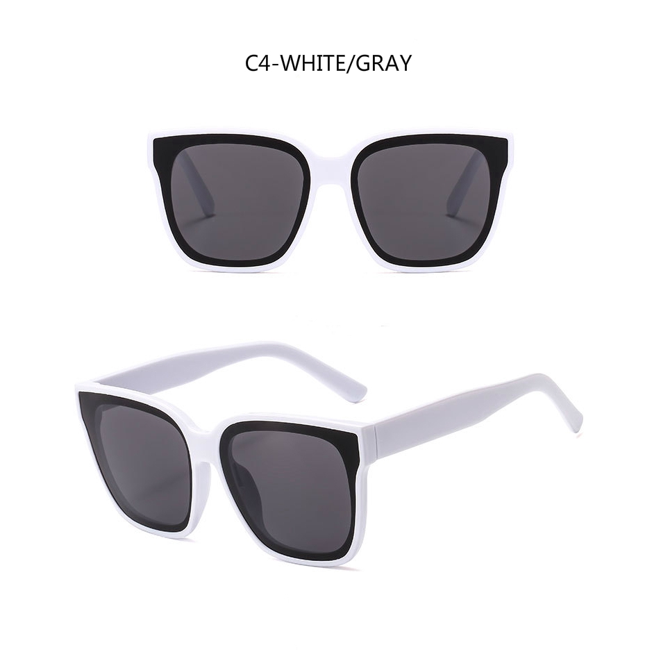 Kính mát khung hình vuông lớn của Hàn Quốc cho nam và nữ