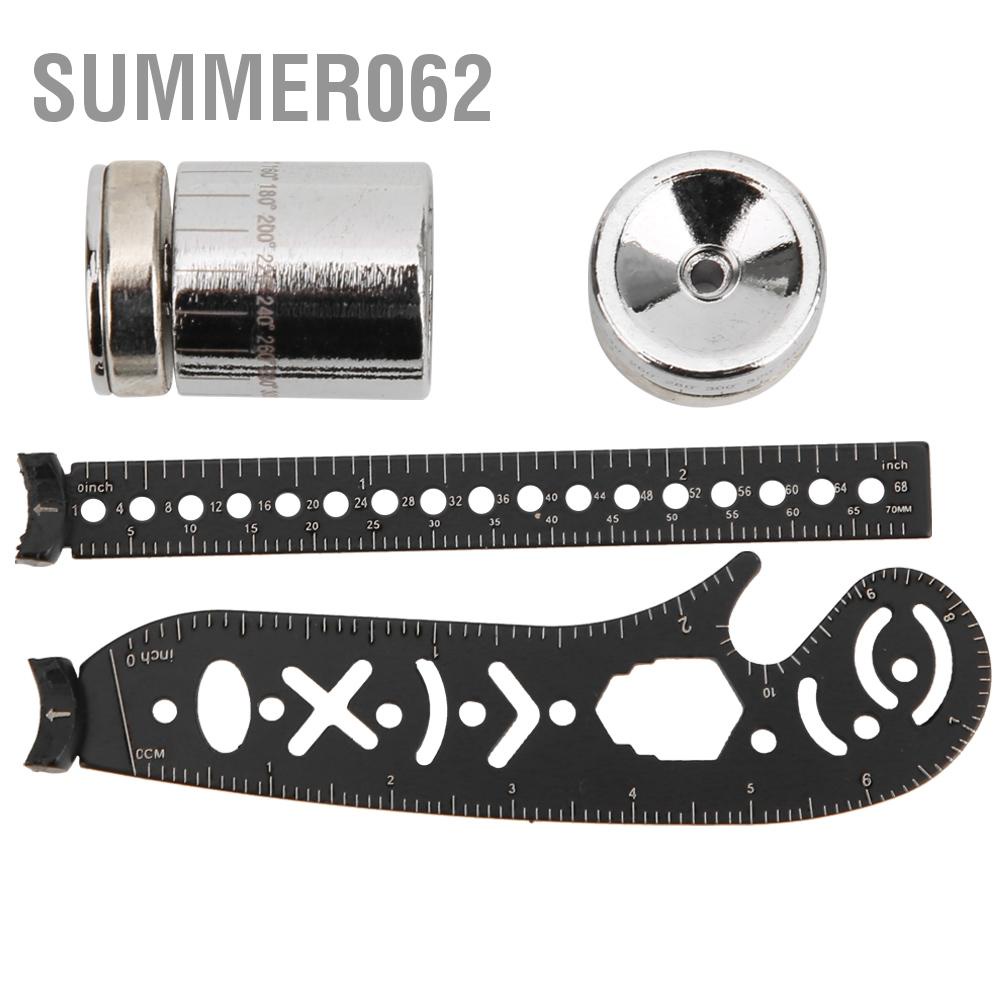 Dụng cụ thước vẽ tranh compa từ tính đa năng sáng tạo bằng sắt đen