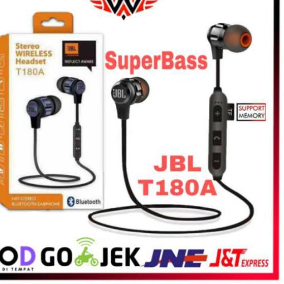 Tai nghe Bluetooth thể thao JBL T180A phản quang lq1..