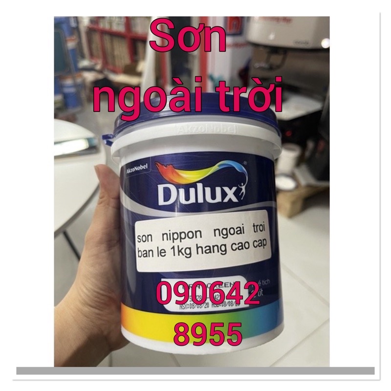Sơn Ngoài trời bán lẻ 1kg nhé khách iu( hàng chính hãng )