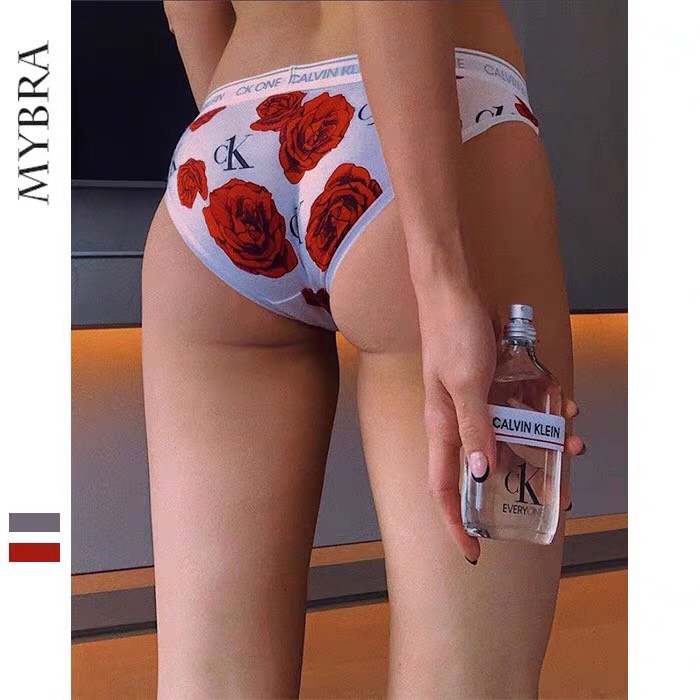 SET ĐỒ LÓT hoa hồng 2 dây chất cotton cao cấp kèm mút đệm phong cách thể thao, gợi cảm