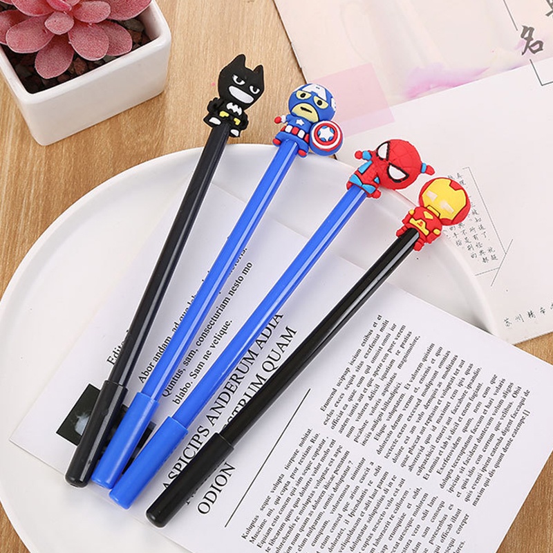 Bút Mực Gel Bằng Silicon Họa Tiết Hoạt Hình Dễ Thương Bắt Mắt