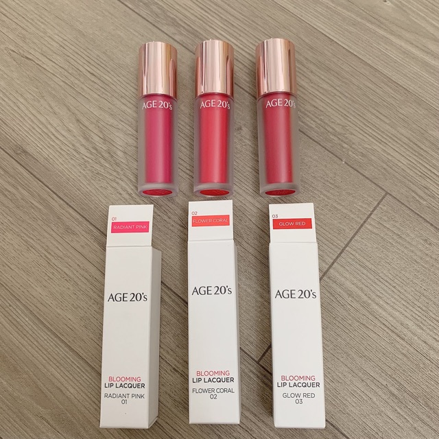 [Chuẩn Auth] Son kem lì AGe 20’S Blooming Lip Lacquer