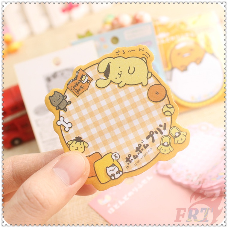 30 Tờ / Bộ ✿ Ghi Chú Dính Sanrio Q-1 ✿Giấy Dán Ghi Chú Họa Tiết Hoạt Hình Little Twin Stars / Gudetama / Cinnamonroll / My Melody / PomPomPurin N Times