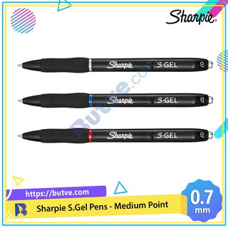 Bút bi đầu bấm mực Gel Sharpie S-Gel Pens Medium 0.7mm (Cây lẻ)