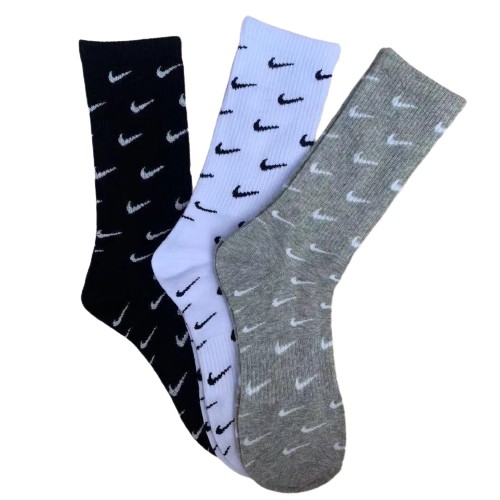 Tất Nike cổ cao, Tất cao cổ [Phẩy Logo] Vớ nam nữ thể thao, Chất liệu cotton dày dặn, PHỤ KIỆN DRAMA TAT001