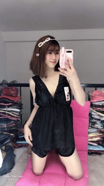 [ SALE 30%] Đồ ngủ sexy lụa