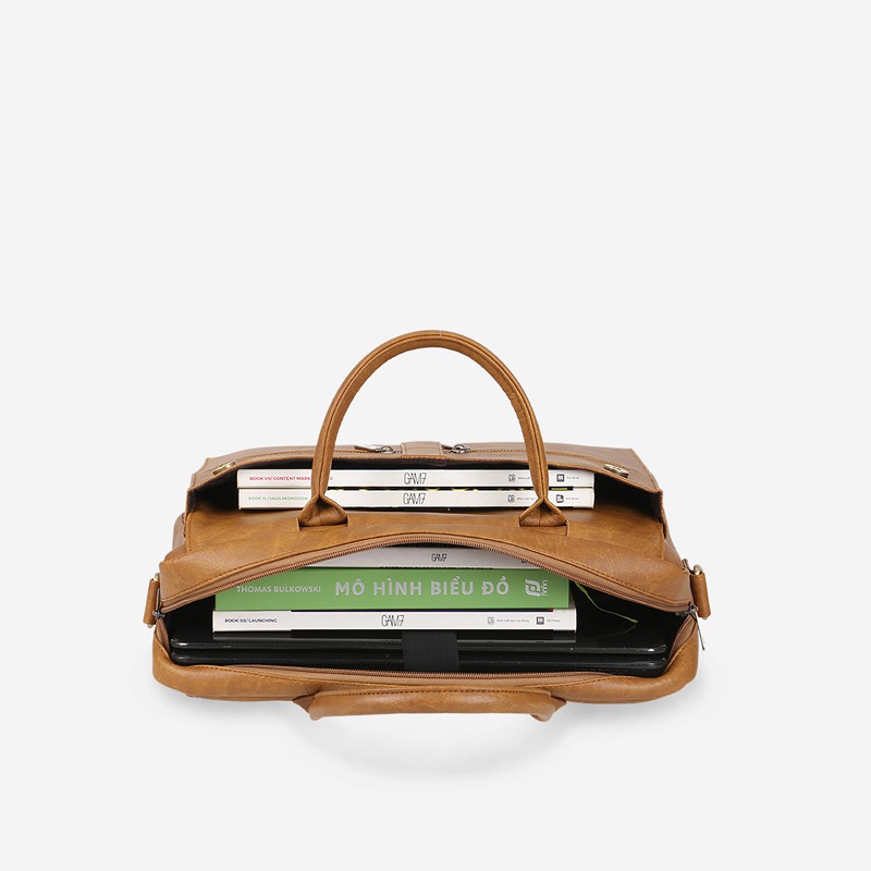 Túi xách Laptop nam nữ 15" ngăn kéo trước thanh lịch IDIGO MB2-6010-00 | BigBuy360 - bigbuy360.vn