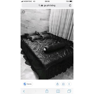 bộ drap phi chần bông ga giường hoặc ga phủ ( đủ size)