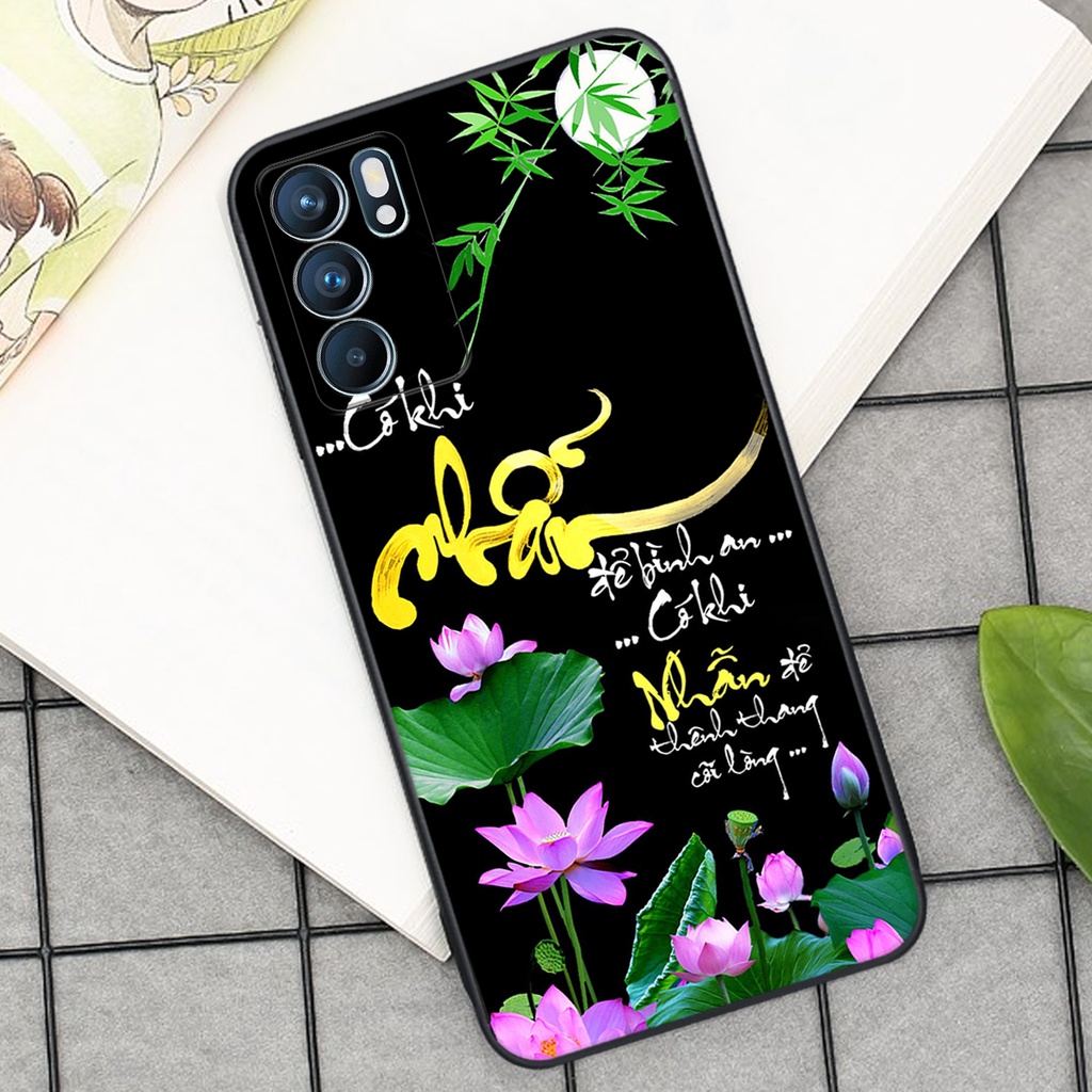 Ốp lưng Oppo RENO 6 4G - RENO 6 5G - BẢO VỆ CAMERA in hình chữ tài chữ lộc, Cha Mẹ, bình an SIÊU ĐẸP
