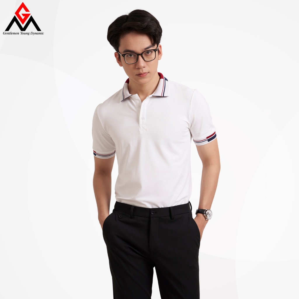 Áo polo nam, thun cổ dệt cao cấp, chất liệu cotton mềm mịn thoáng mát chuẩn form GM Fashion - GMAP006