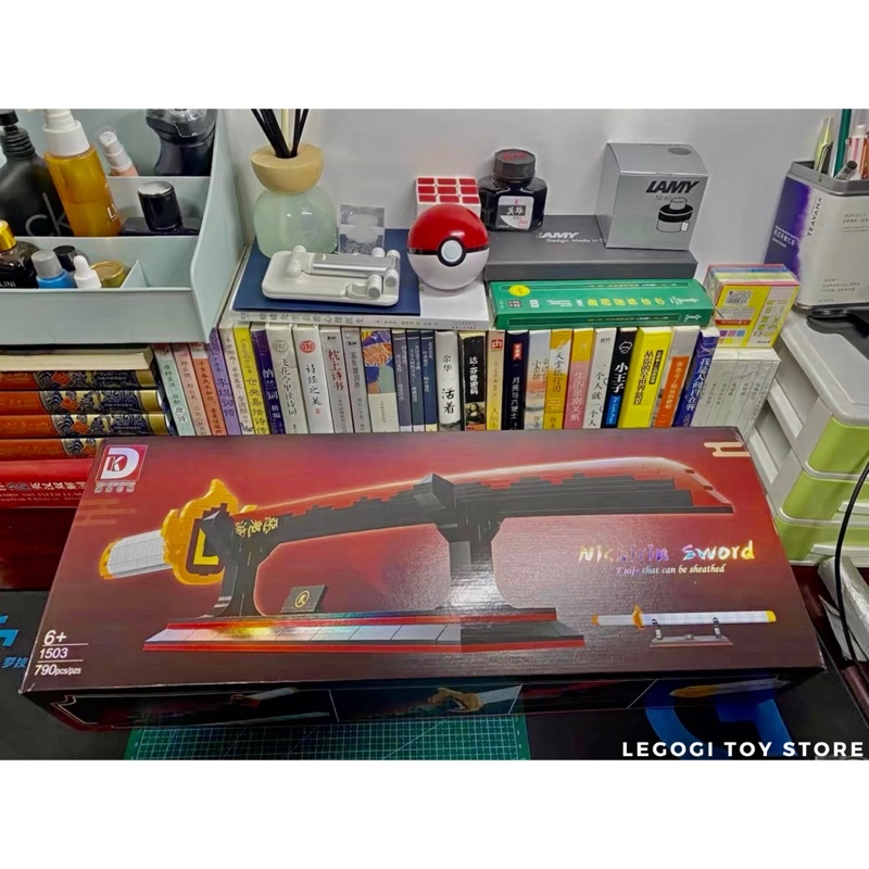 Đồ chơi mô hình Legogi lắp ráp KIẾM VIÊM TRỤ RENGOKU ZORO GETSU THANH GƯƠM DIỆT QUỶ Demon Slayer