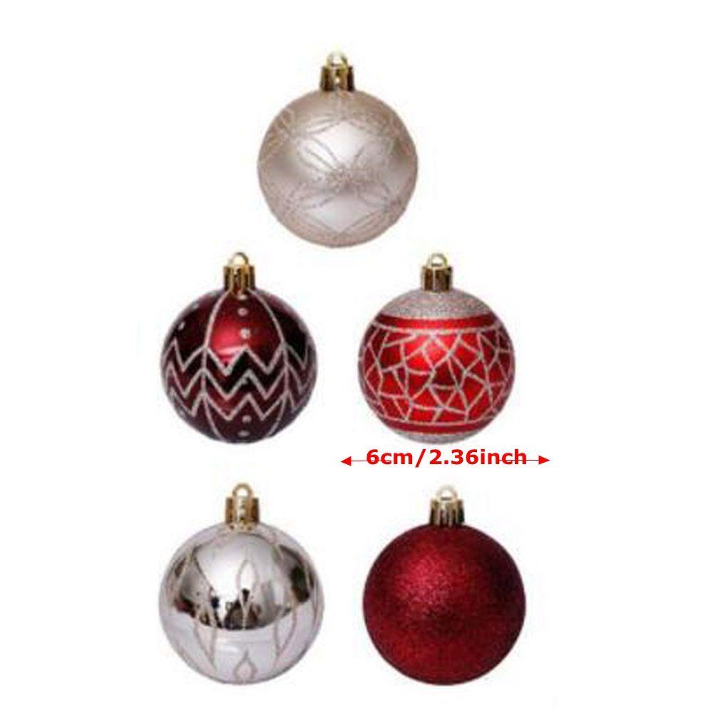 Quả Cầu 6cm Dùng Trang Trí Giáng Sinh DIY