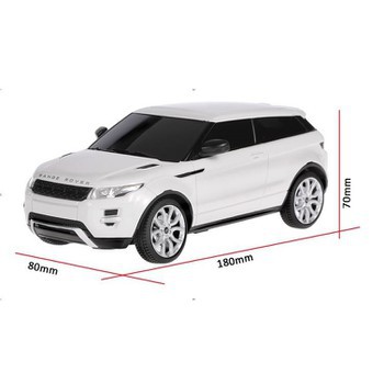 Oto mô hình tĩnh Range Rover Evoque 1:24 White - Ảnh thực tế