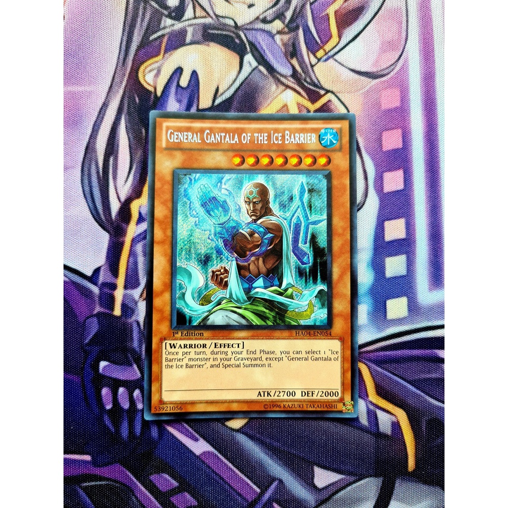 Thẻ Bài Mint90 Yugioh Monster General Gantala of the Ice Barrier - Secret Rare