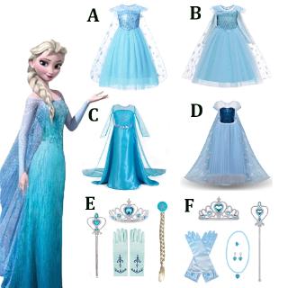 Cái mới Đầm Công Chúa Elsa Cho Bé Gái