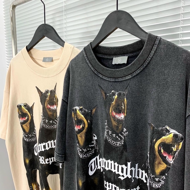 Áo Thun Unisex cotton 100% áo hình 3 chú chó hàng loại 1